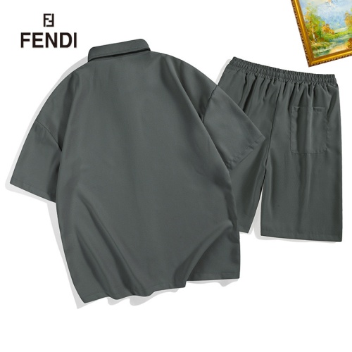 Cheap Fendi Tracksuits Short Sleeved For Men #1212070 Replica Wholesale [$48.00 USD] [ITEM#1212070] on Replica Fendi Tracksuits