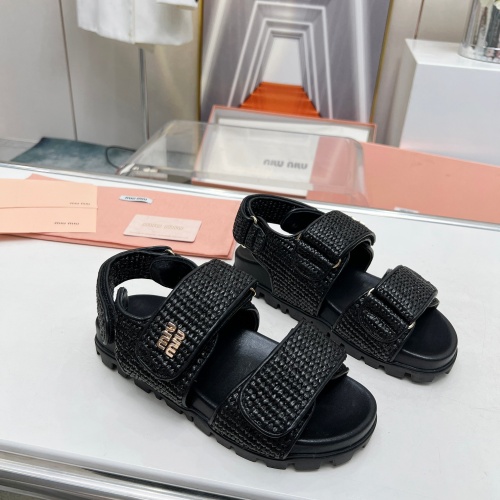 Cheap MIU MIU Sandal For Women #1212095 Replica Wholesale [$96.00 USD] [ITEM#1212095] on Replica MIU MIU Sandal