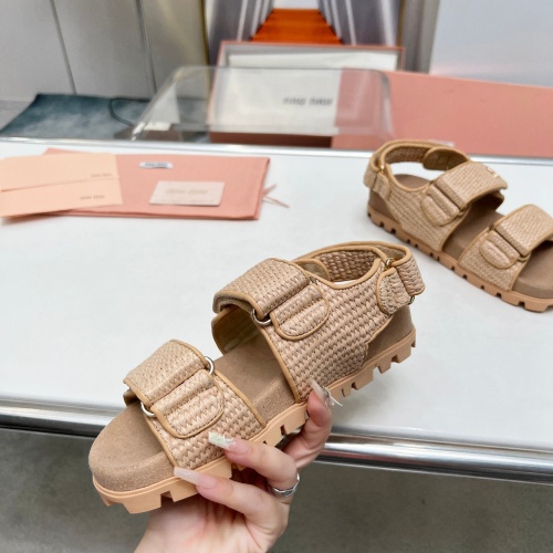 Cheap MIU MIU Sandal For Women #1212097 Replica Wholesale [$96.00 USD] [ITEM#1212097] on Replica MIU MIU Sandal