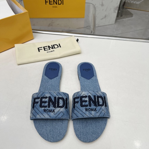 Cheap Fendi Slippers For Women #1212099 Replica Wholesale [$80.00 USD] [ITEM#1212099] on Replica Fendi Slippers