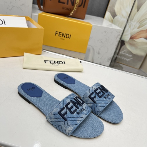 Cheap Fendi Slippers For Women #1212099 Replica Wholesale [$80.00 USD] [ITEM#1212099] on Replica Fendi Slippers