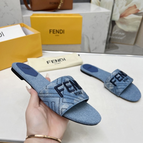 Cheap Fendi Slippers For Women #1212099 Replica Wholesale [$80.00 USD] [ITEM#1212099] on Replica Fendi Slippers