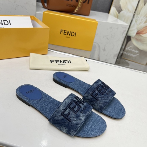 Cheap Fendi Slippers For Women #1212100 Replica Wholesale [$80.00 USD] [ITEM#1212100] on Replica Fendi Slippers