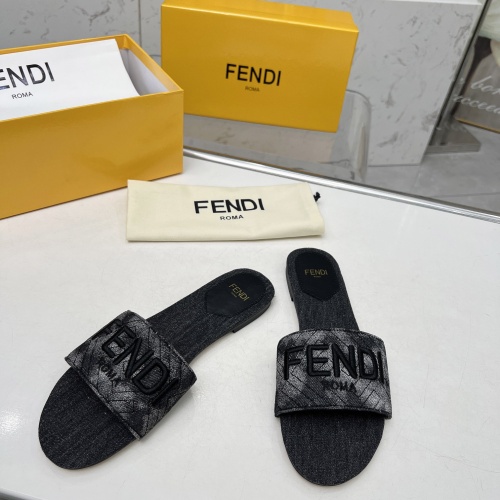 Cheap Fendi Slippers For Women #1212101 Replica Wholesale [$80.00 USD] [ITEM#1212101] on Replica Fendi Slippers