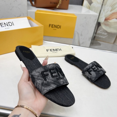 Cheap Fendi Slippers For Women #1212101 Replica Wholesale [$80.00 USD] [ITEM#1212101] on Replica Fendi Slippers