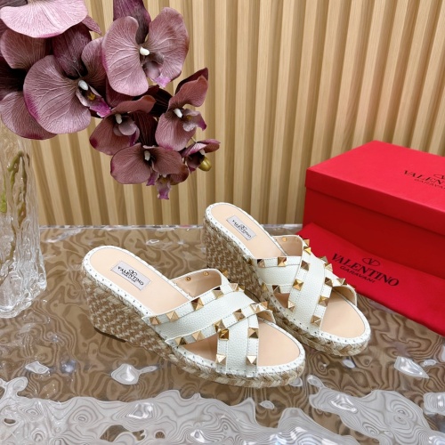 Cheap Valentino Slippers For Women #1212187 Replica Wholesale [$112.00 USD] [ITEM#1212187] on Replica Valentino Slippers