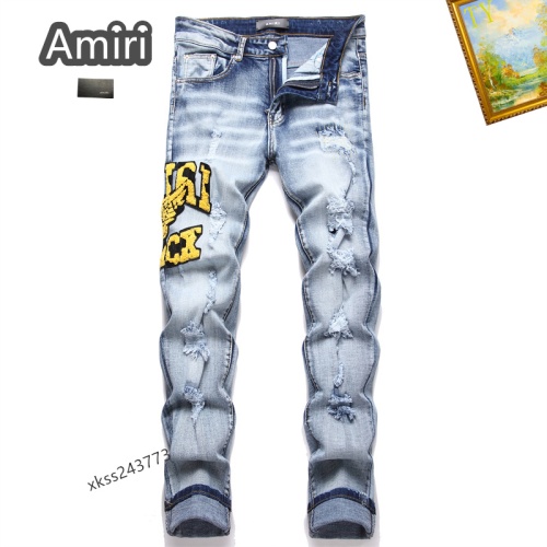 Cheap Amiri Jeans For Men #1212199 Replica Wholesale [$48.00 USD] [ITEM#1212199] on Replica Amiri Jeans