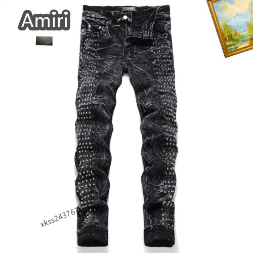 Cheap Amiri Jeans For Men #1212205 Replica Wholesale [$48.00 USD] [ITEM#1212205] on Replica Amiri Jeans