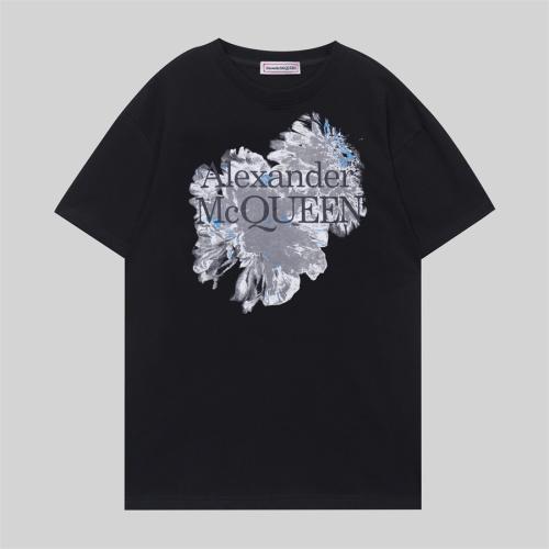 Cheap Alexander McQueen T-shirts Short Sleeved For Unisex #1212212 Replica Wholesale [$32.00 USD] [ITEM#1212212] on Replica Alexander McQueen T-shirts