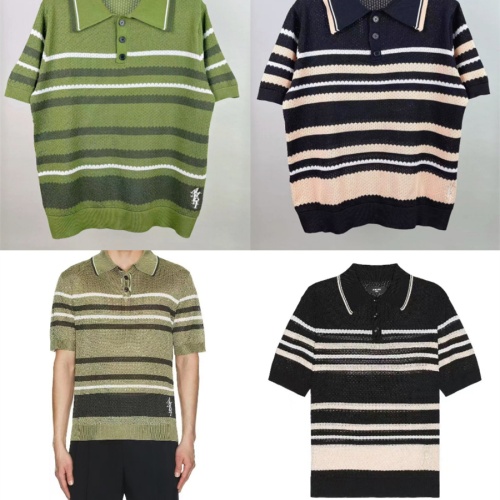 Cheap Amiri T-Shirts Short Sleeved For Unisex #1212240 Replica Wholesale [$45.00 USD] [ITEM#1212240] on Replica Amiri T-Shirts