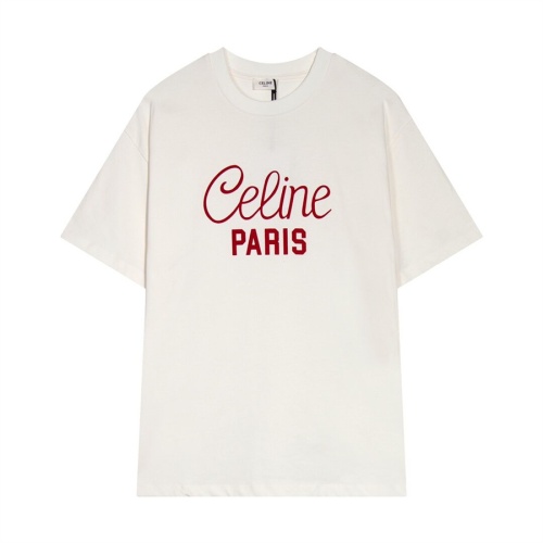 Cheap Celine T-Shirts Short Sleeved For Unisex #1212376 Replica Wholesale [$45.00 USD] [ITEM#1212376] on Replica Celine T-Shirts