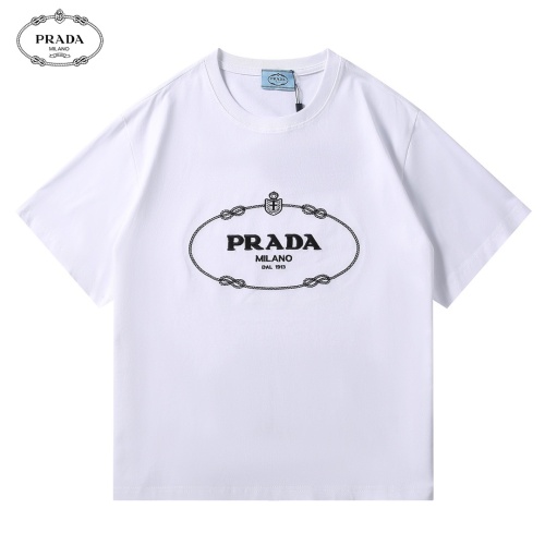 Cheap Prada T-Shirts Short Sleeved For Unisex #1212545 Replica Wholesale [$29.00 USD] [ITEM#1212545] on Replica Prada T-Shirts