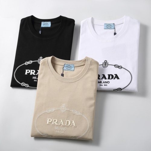 Cheap Prada T-Shirts Short Sleeved For Unisex #1212547 Replica Wholesale [$29.00 USD] [ITEM#1212547] on Replica Prada T-Shirts