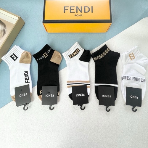 Cheap Fendi Socks #1212749 Replica Wholesale [$27.00 USD] [ITEM#1212749] on Replica Fendi Socks