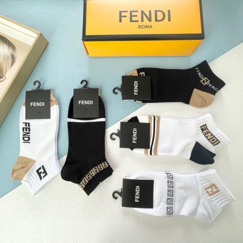 Cheap Fendi Socks #1212749 Replica Wholesale [$27.00 USD] [ITEM#1212749] on Replica Fendi Socks