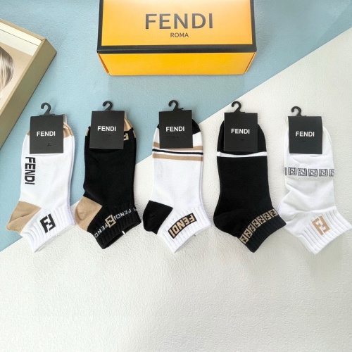 Cheap Fendi Socks #1212749 Replica Wholesale [$27.00 USD] [ITEM#1212749] on Replica Fendi Socks