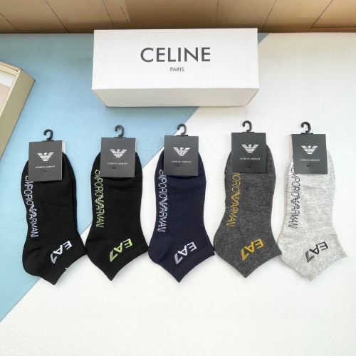 Cheap Armani Socks For Men #1212751 Replica Wholesale [$25.00 USD] [ITEM#1212751] on Replica Armani Socks