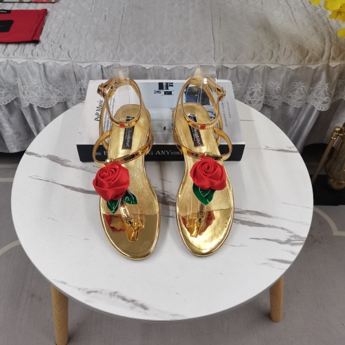 Cheap Dolce &amp; Gabbana D&amp;G Sandal For Women #1212848 Replica Wholesale [$125.00 USD] [ITEM#1212848] on Replica Dolce &amp; Gabbana D&amp;G Sandal