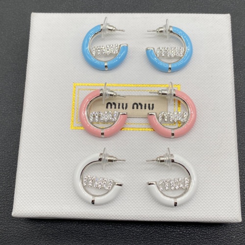 Cheap MIU MIU Earrings For Women #1213034 Replica Wholesale [$27.00 USD] [ITEM#1213034] on Replica MIU MIU Earrings