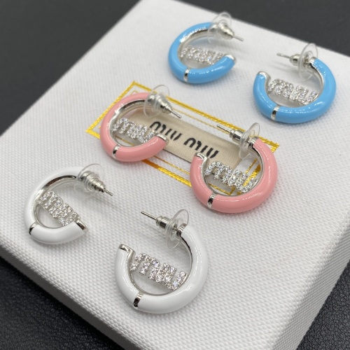 Cheap MIU MIU Earrings For Women #1213034 Replica Wholesale [$27.00 USD] [ITEM#1213034] on Replica MIU MIU Earrings