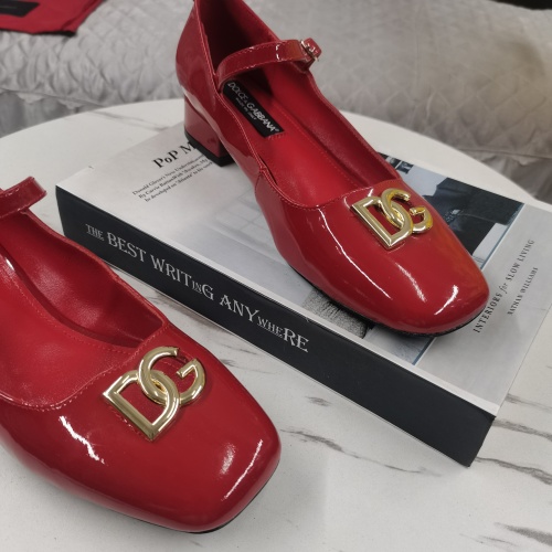 Cheap Dolce &amp; Gabbana D&amp;G High-Heeled Shoes For Women #1213039 Replica Wholesale [$130.00 USD] [ITEM#1213039] on Replica Dolce &amp; Gabbana D&amp;G High-Heeled Shoes