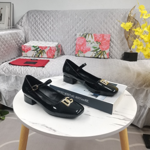 Cheap Dolce &amp; Gabbana D&amp;G High-Heeled Shoes For Women #1213042 Replica Wholesale [$130.00 USD] [ITEM#1213042] on Replica Dolce &amp; Gabbana D&amp;G High-Heeled Shoes