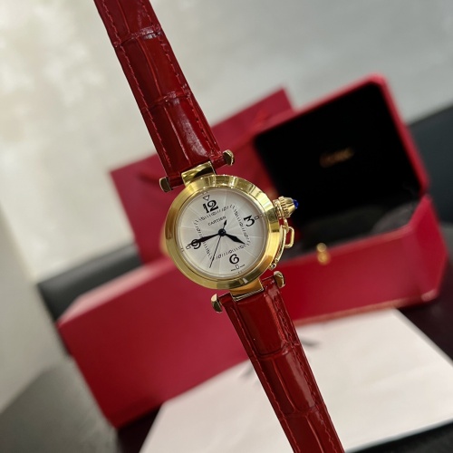 Cheap Cartier AAA Quality Watches For Women #1213067 Replica Wholesale [$122.00 USD] [ITEM#1213067] on Replica Cartier AAA Quality Watches