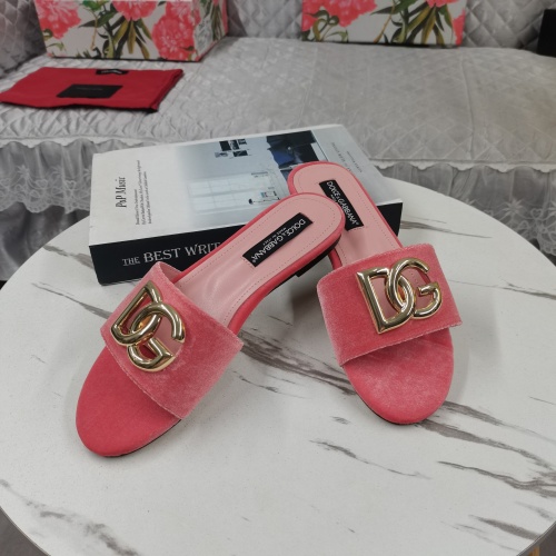 Cheap Dolce &amp; Gabbana D&amp;G Slippers For Women #1213145 Replica Wholesale [$115.00 USD] [ITEM#1213145] on Replica Dolce &amp; Gabbana D&amp;G Slippers