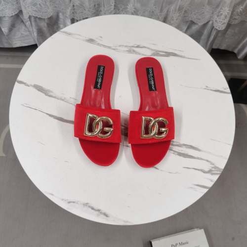 Cheap Dolce &amp; Gabbana D&amp;G Slippers For Women #1213147 Replica Wholesale [$115.00 USD] [ITEM#1213147] on Replica Dolce &amp; Gabbana D&amp;G Slippers