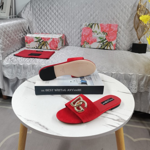 Cheap Dolce &amp; Gabbana D&amp;G Slippers For Women #1213147 Replica Wholesale [$115.00 USD] [ITEM#1213147] on Replica Dolce &amp; Gabbana D&amp;G Slippers