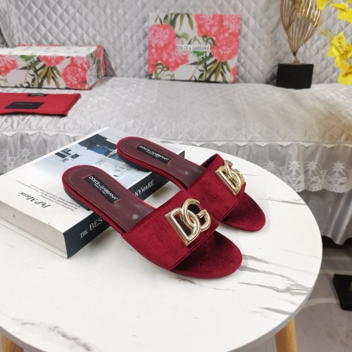 Cheap Dolce &amp; Gabbana D&amp;G Slippers For Women #1213148 Replica Wholesale [$115.00 USD] [ITEM#1213148] on Replica Dolce &amp; Gabbana D&amp;G Slippers