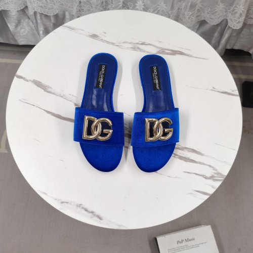 Cheap Dolce &amp; Gabbana D&amp;G Slippers For Women #1213151 Replica Wholesale [$115.00 USD] [ITEM#1213151] on Replica Dolce &amp; Gabbana D&amp;G Slippers