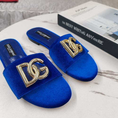 Cheap Dolce &amp; Gabbana D&amp;G Slippers For Women #1213151 Replica Wholesale [$115.00 USD] [ITEM#1213151] on Replica Dolce &amp; Gabbana D&amp;G Slippers