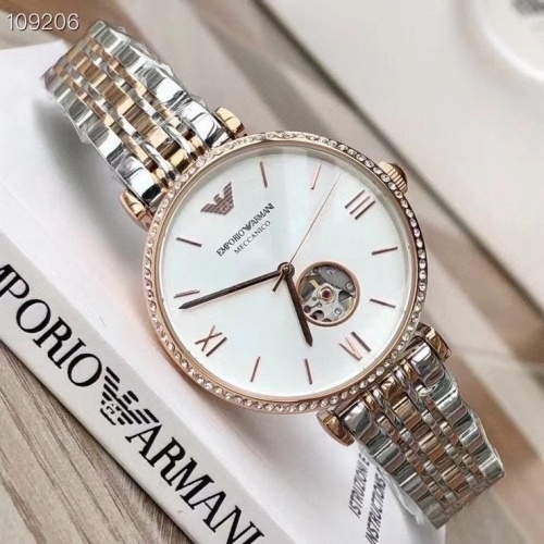 Cheap Armani AAA Quality Watches In Rose Gold For Women #1213173 Replica Wholesale [$225.00 USD] [ITEM#1213173] on Replica Armani AAA Quality Watches