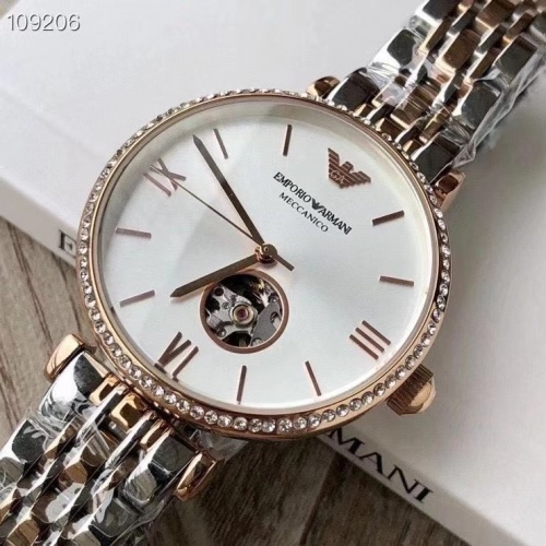 Cheap Armani AAA Quality Watches In Rose Gold For Women #1213173 Replica Wholesale [$225.00 USD] [ITEM#1213173] on Replica Armani AAA Quality Watches