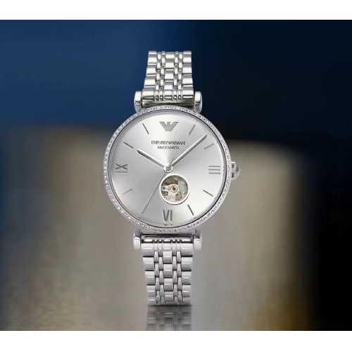 Cheap Armani AAA Quality Watches In Silver For Women #1213175 Replica Wholesale [$225.00 USD] [ITEM#1213175] on Replica Armani AAA Quality Watches