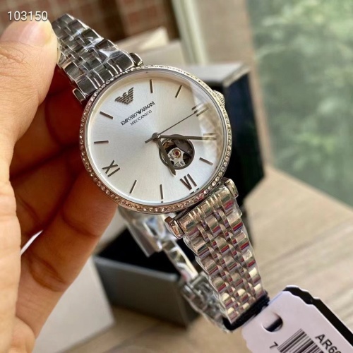 Cheap Armani AAA Quality Watches In Silver For Women #1213175 Replica Wholesale [$225.00 USD] [ITEM#1213175] on Replica Armani AAA Quality Watches