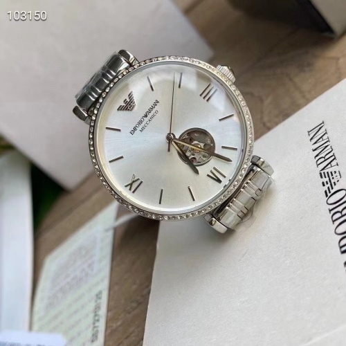 Cheap Armani AAA Quality Watches In Silver For Women #1213175 Replica Wholesale [$225.00 USD] [ITEM#1213175] on Replica Armani AAA Quality Watches