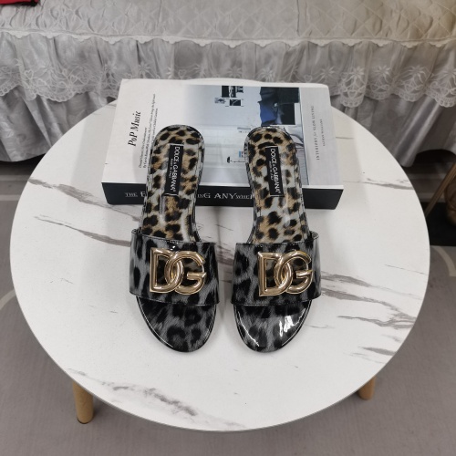 Cheap Dolce &amp; Gabbana D&amp;G Slippers For Women #1213192 Replica Wholesale [$125.00 USD] [ITEM#1213192] on Replica Dolce &amp; Gabbana D&amp;G Slippers