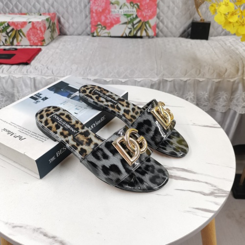 Cheap Dolce &amp; Gabbana D&amp;G Slippers For Women #1213192 Replica Wholesale [$125.00 USD] [ITEM#1213192] on Replica Dolce &amp; Gabbana D&amp;G Slippers