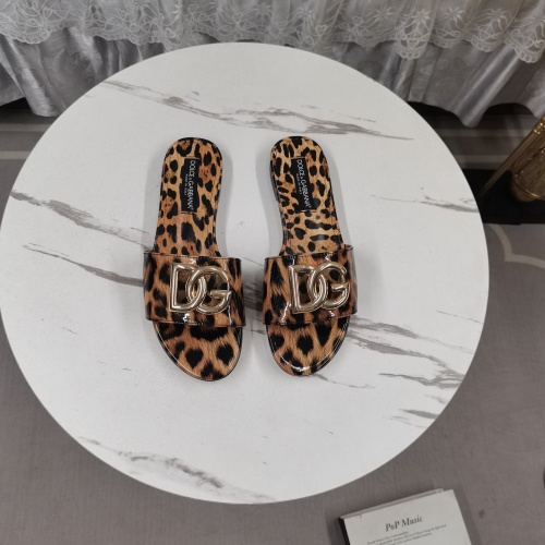 Cheap Dolce &amp; Gabbana D&amp;G Slippers For Women #1213193 Replica Wholesale [$125.00 USD] [ITEM#1213193] on Replica Dolce &amp; Gabbana D&amp;G Slippers