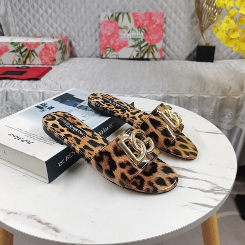 Cheap Dolce &amp; Gabbana D&amp;G Slippers For Women #1213193 Replica Wholesale [$125.00 USD] [ITEM#1213193] on Replica Dolce &amp; Gabbana D&amp;G Slippers