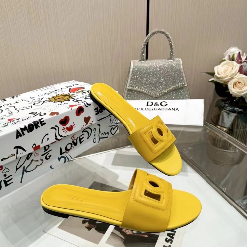 Cheap Dolce &amp; Gabbana D&amp;G Slippers For Women #1213202 Replica Wholesale [$80.00 USD] [ITEM#1213202] on Replica Dolce &amp; Gabbana D&amp;G Slippers