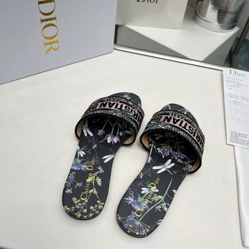 Cheap Christian Dior Slippers For Women #1213215 Replica Wholesale [$76.00 USD] [ITEM#1213215] on Replica Christian Dior Slippers