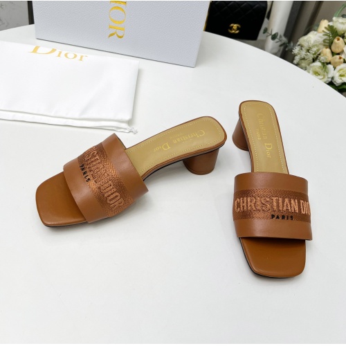 Cheap Christian Dior Slippers For Women #1213235 Replica Wholesale [$82.00 USD] [ITEM#1213235] on Replica Christian Dior Slippers