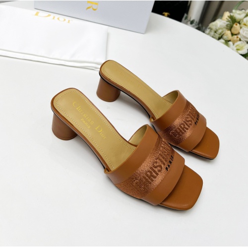 Cheap Christian Dior Slippers For Women #1213235 Replica Wholesale [$82.00 USD] [ITEM#1213235] on Replica Christian Dior Slippers