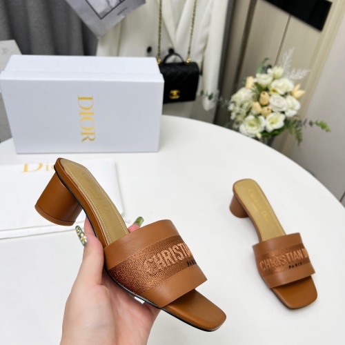 Cheap Christian Dior Slippers For Women #1213235 Replica Wholesale [$82.00 USD] [ITEM#1213235] on Replica Christian Dior Slippers