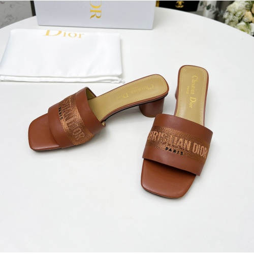 Cheap Christian Dior Slippers For Women #1213236 Replica Wholesale [$82.00 USD] [ITEM#1213236] on Replica Christian Dior Slippers