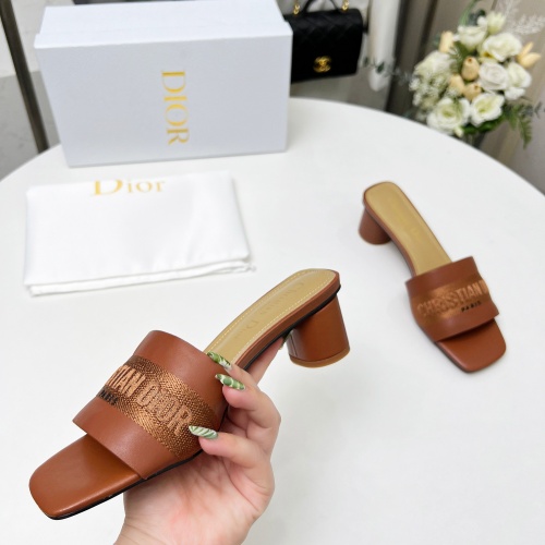 Cheap Christian Dior Slippers For Women #1213236 Replica Wholesale [$82.00 USD] [ITEM#1213236] on Replica Christian Dior Slippers