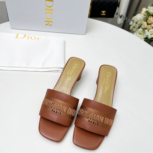 Cheap Christian Dior Slippers For Women #1213236 Replica Wholesale [$82.00 USD] [ITEM#1213236] on Replica Christian Dior Slippers